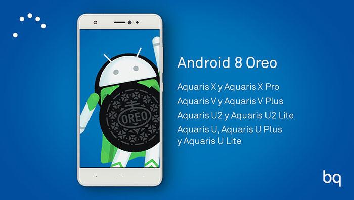 bq con Android 8.0 Oreo