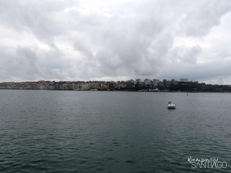 Vistas de la bahía de Santander