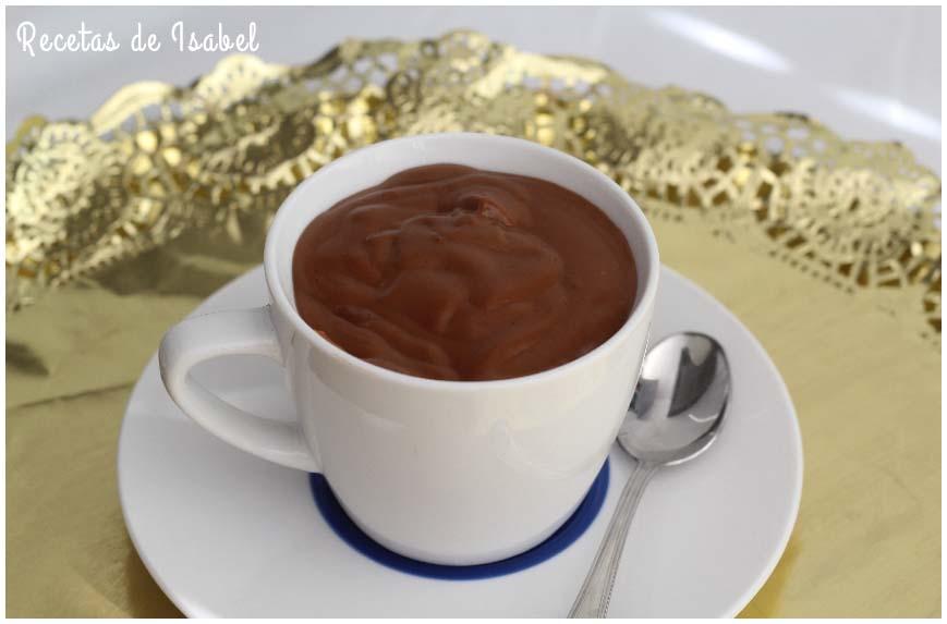 Chocolate a la taza casero
