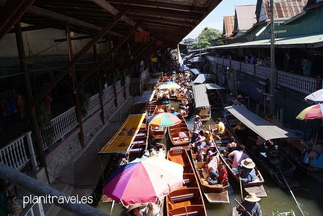 Mercado flotante de Bangkok