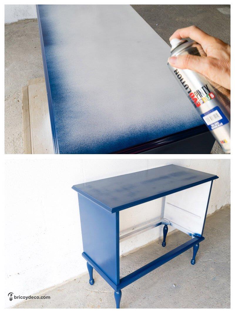 pintar un mueble antiguo