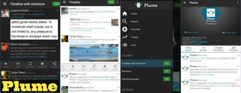 plume for android