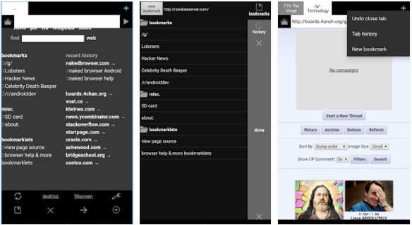 Los mejores navegadores de internet para teléfonos y tabletas Android Navegadores para Android TV ligeros con flash player para ahorrar datos gratis para Android gama baja con proxy con soporte java para la deep web