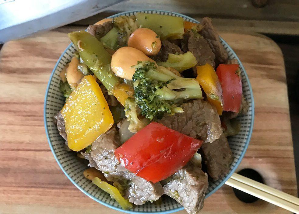 TERNERA CON ALMENDRAS