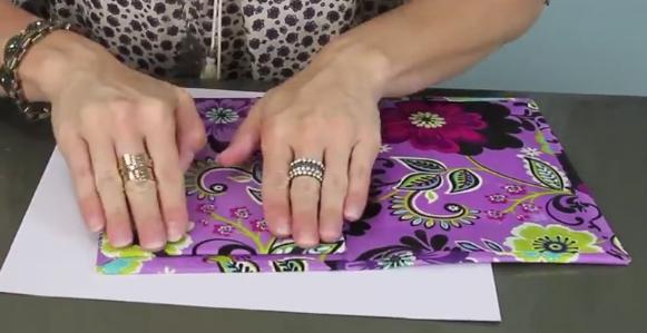 paso 10 para elaborar un forro de ipad