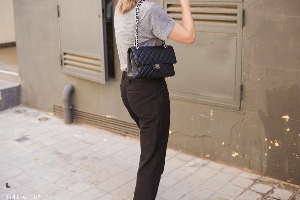 Trini | American Apparel t-shirt Prada trousers