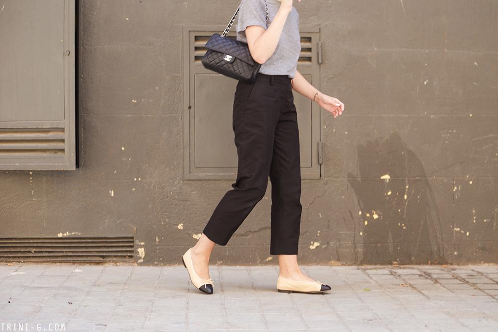 Trini | American Apparel t-shirt Prada trousers