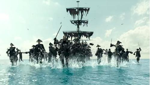 Ver al Capitan salazar en imagenes de Piratas del Caribe 5 OnLine