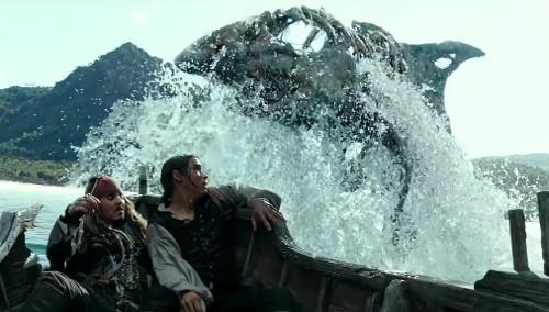 Imagen de los protagonistas del Piratas del Caribe 5, Jack y Henry.