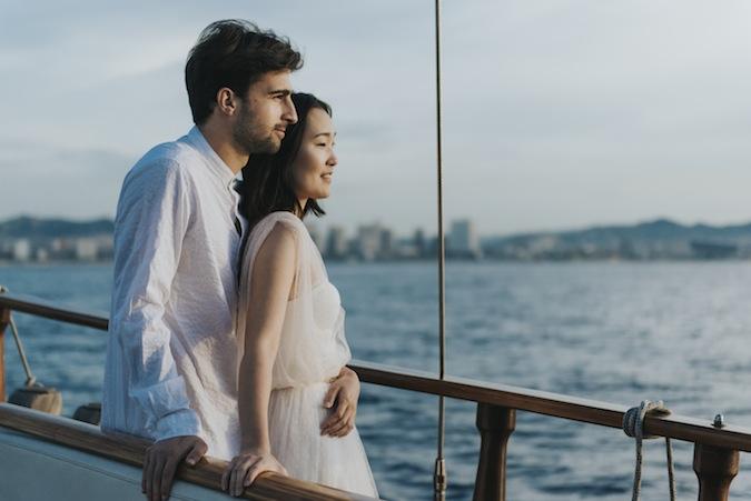 Into the sea elopement