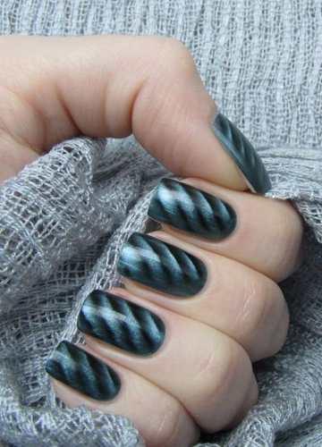 esmalte magnético diagonales verde