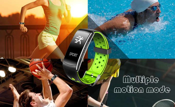 Q8 smart wristband pulsera inteligente resistente al agua y al polvo IP67 compatible con Android e iOS smartwatch especificaciones precio y opinión