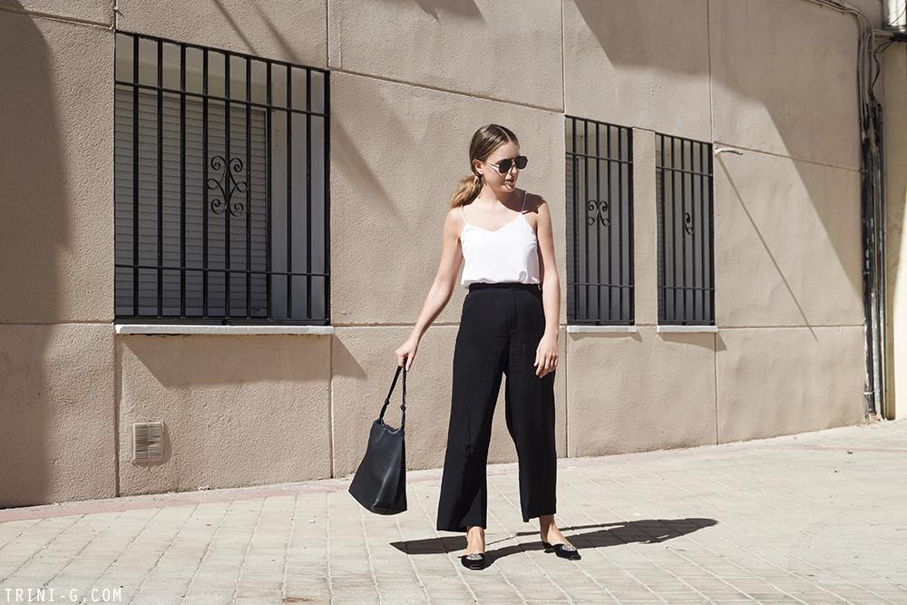 Trini | Tibi top Theyskens Theory pants