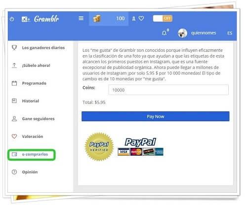 compra de monedas