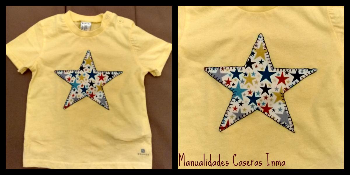 Manualidades Caseras Inma Camiseta de estrella para niño