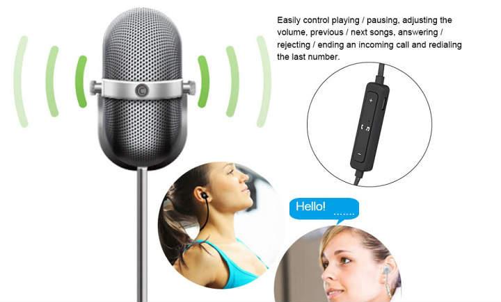 cascos o auriculares bluetooth 4.1 para hacer deporte baratos