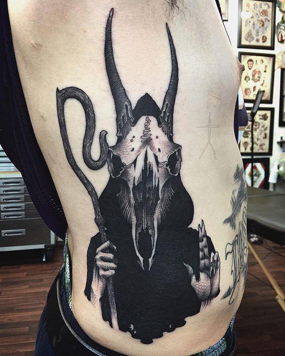 Tatuajes de demonio antiguo
