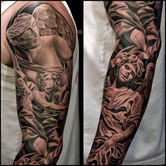 tatuajes de angeles y demonios 6 - +60 tatuajes de demonios diseños impresionantes que te encantaran