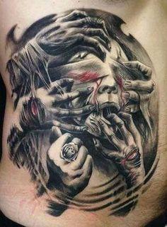 diseños de tatuajes de demonios 2 - +60 tatuajes de demonios diseños impresionantes que te encantaran