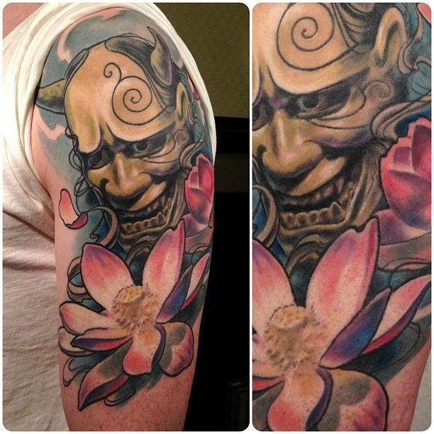 tatuajes de demonio oni 2 - +60 tatuajes de demonios diseños impresionantes que te encantaran