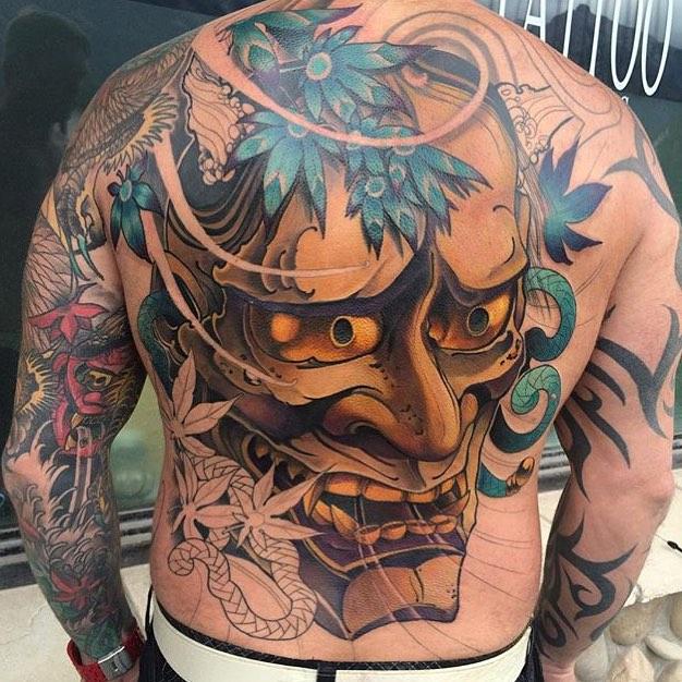 tatuajes de demonio oni 3 1 - +60 tatuajes de demonios diseños impresionantes que te encantaran