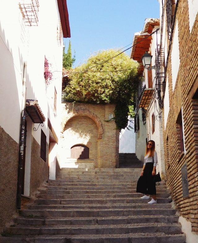 En pleno Albaicín (Granada).