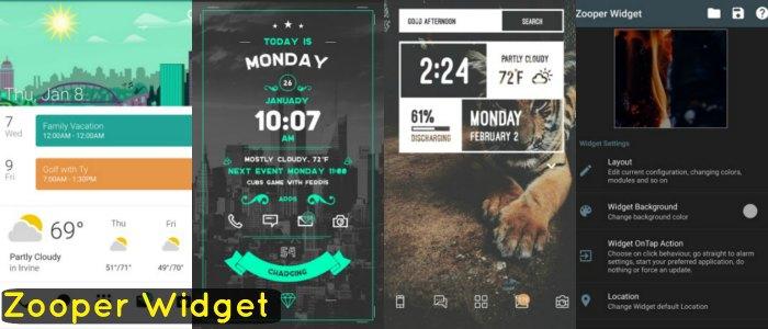Zooper Widget aplicación