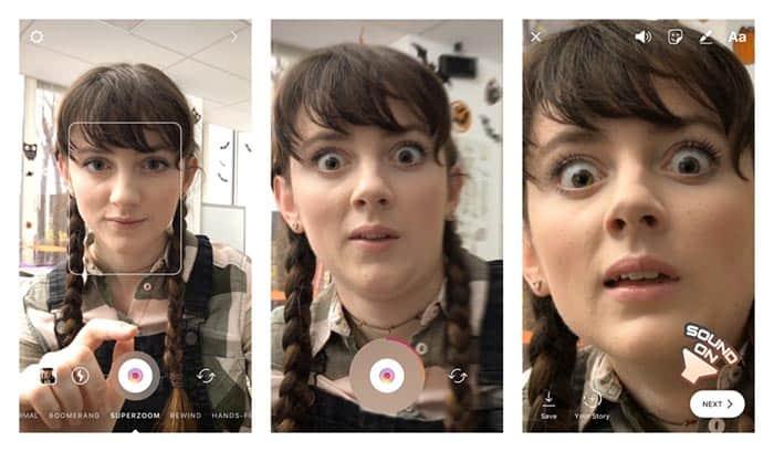 imagen superzoom instagram