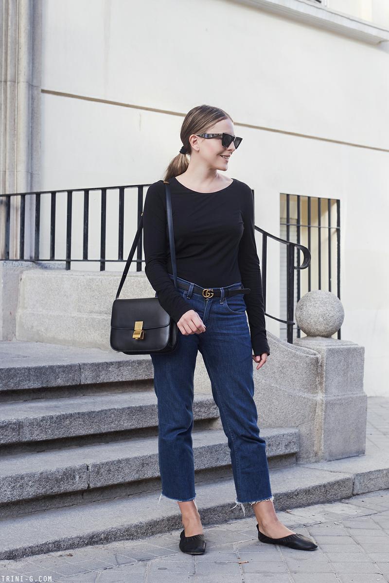 Trini | Wolford top Levis jeans