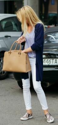 Looks con jeans blancos