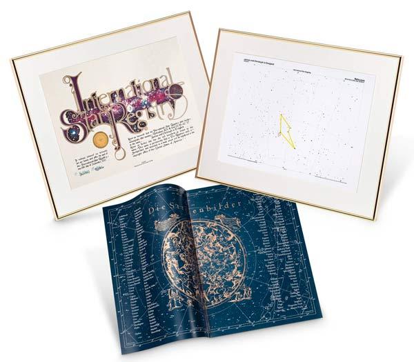 regalo personalizado para navidad: registro de una estrella