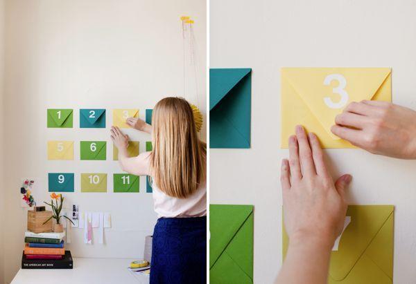 regalo original, casero y personalizado: mensajes en al pared