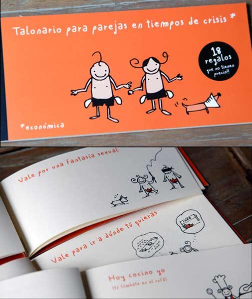 regalo personalizado para parejas: cupones para cambiar por favores y deseos