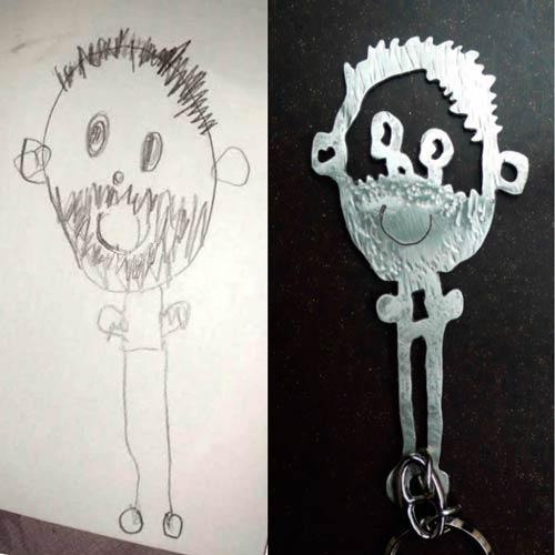 llavero-personalizado-dibujo-infantil-regalo-para-navidad