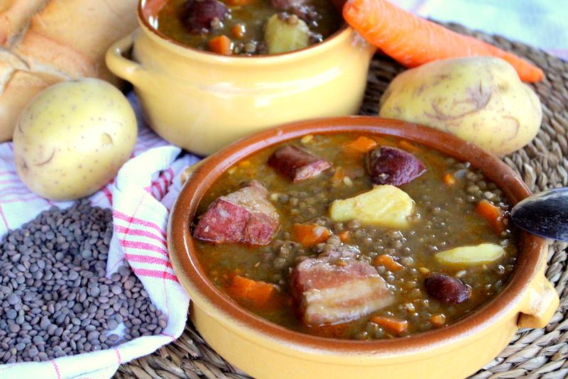 lentejas con chorizo
