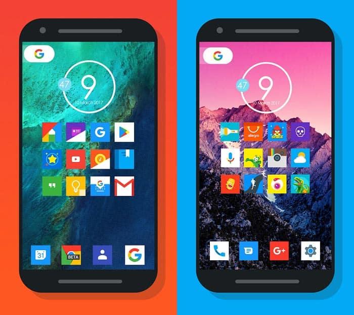 imagen Nougat Square Icon Pack