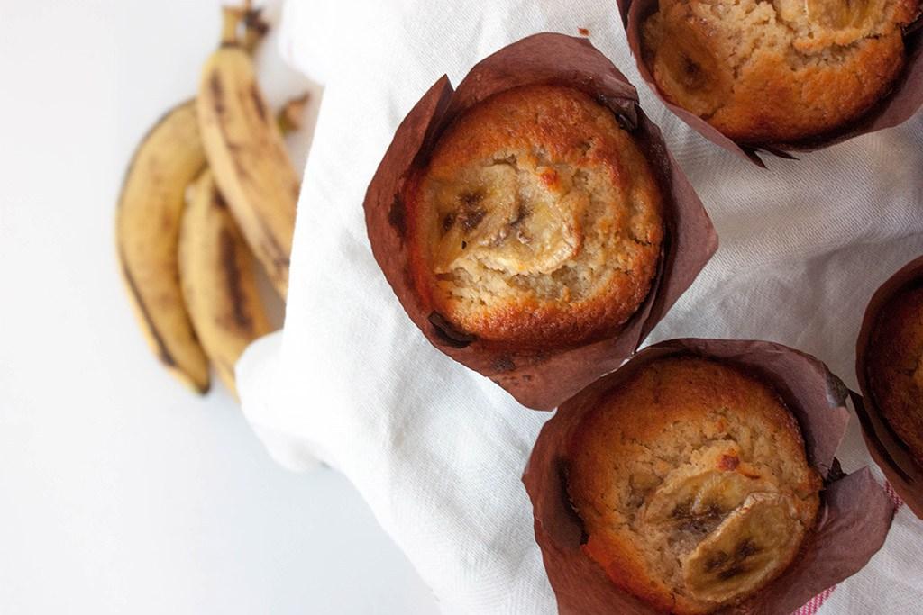 Como hacer muffins platano