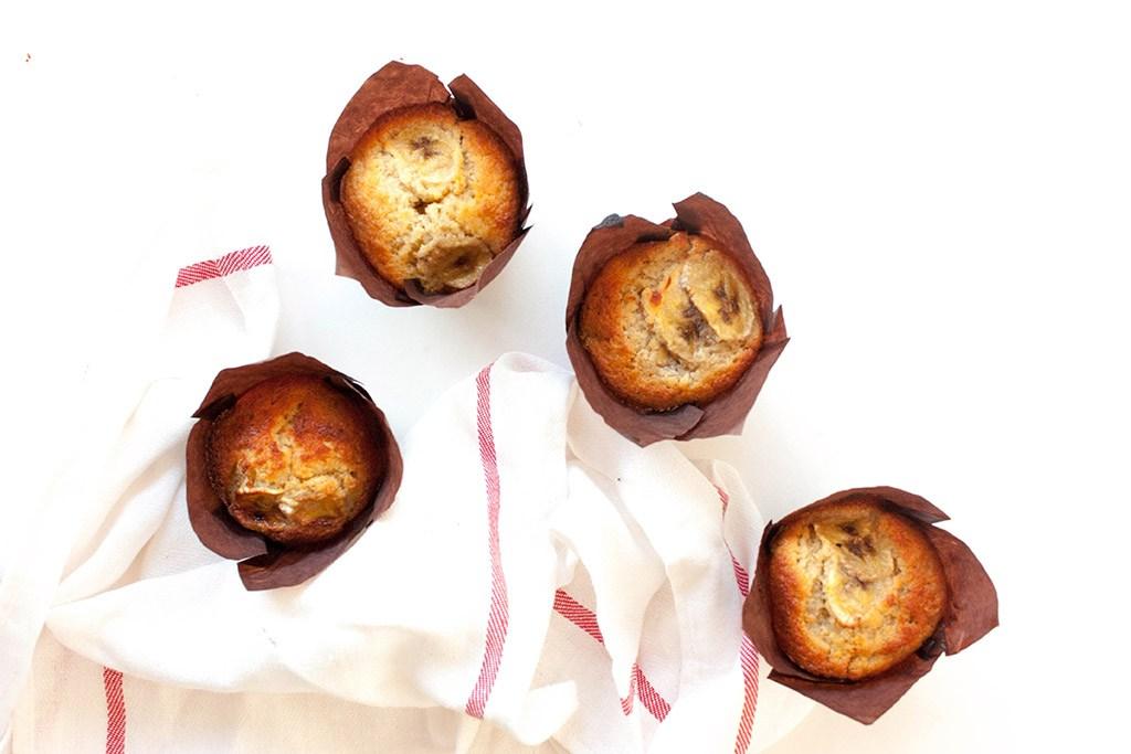 Receta muffins platano