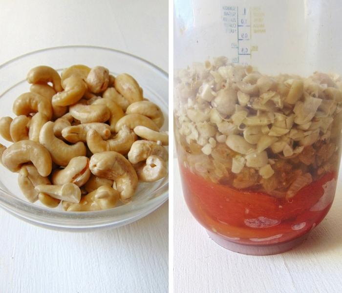 Salsa de pimientos asados para pasta | con anacardos