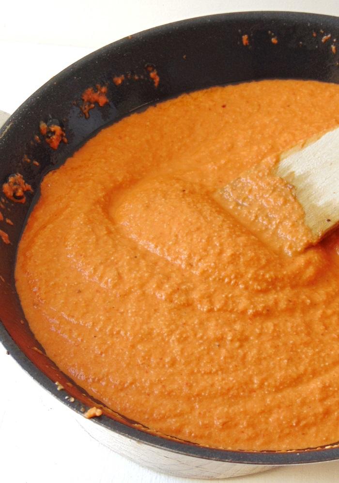 Salsa de pimientos asados para pasta | salsas caseras saludables