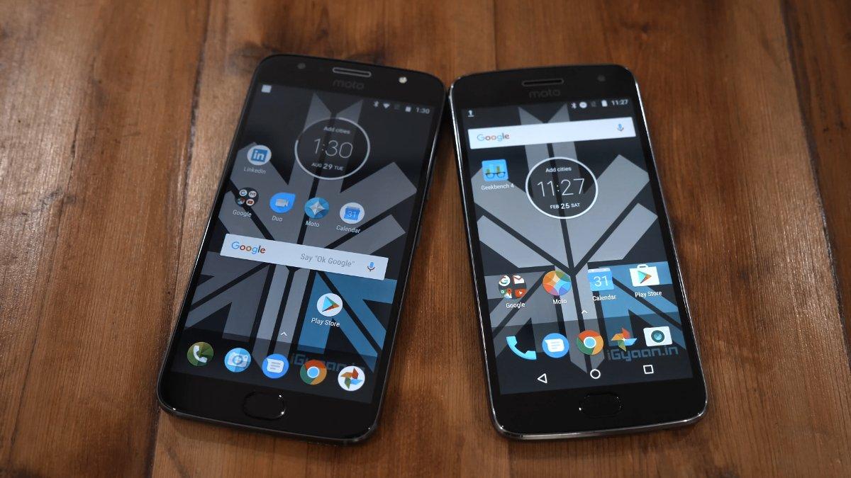 Motorola Moto G5S Plus vs G5 Plus frontal
