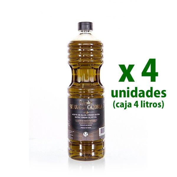 aceite sierra de cazorla oliva virgen extra 1 l x 4 uds