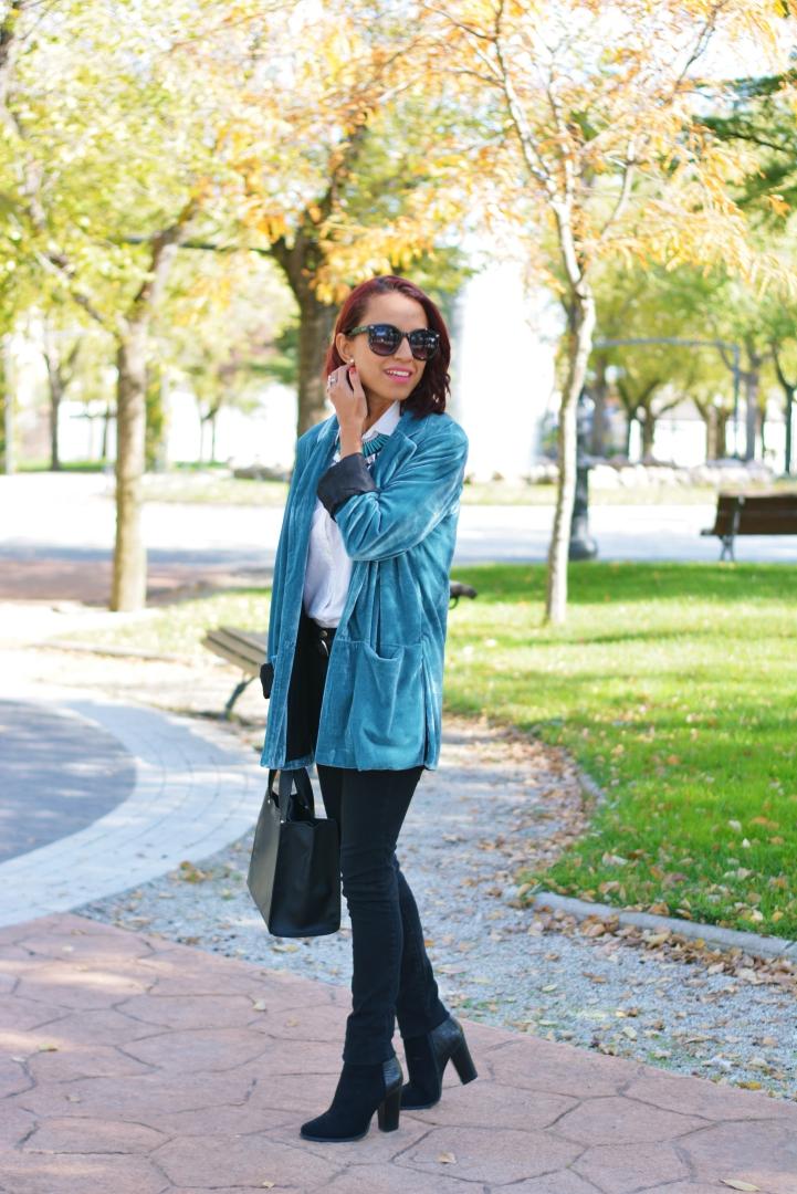 Look casual con blazer