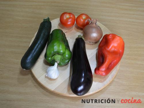 ingredientes del ratatouille