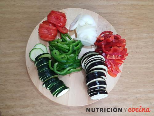 ratatouille, guarnicion de verduras para carnes y pescados