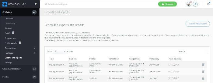 exportar datos