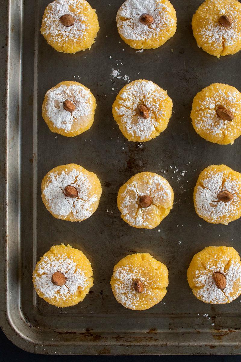 galletas de coco y semola