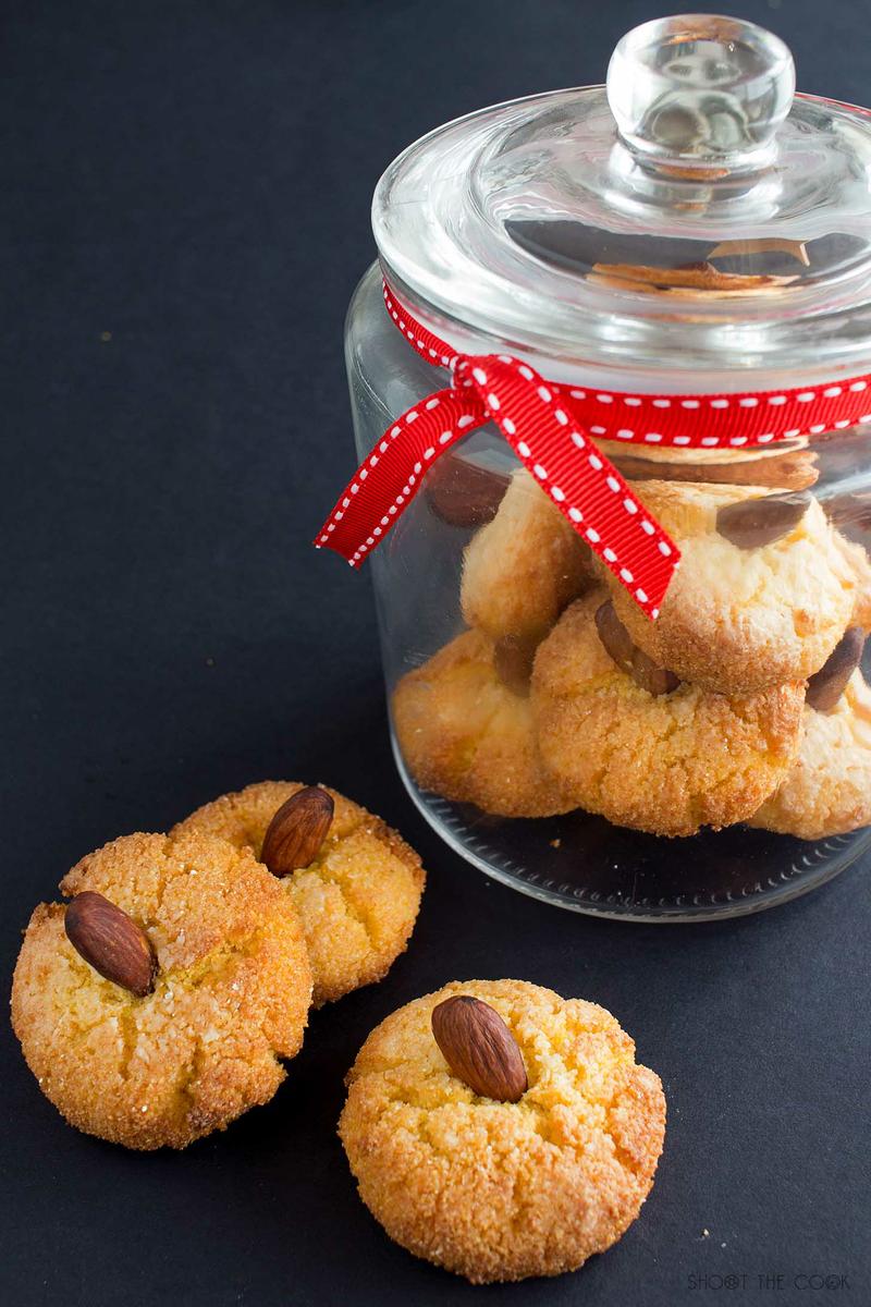 galletas de coco y semola