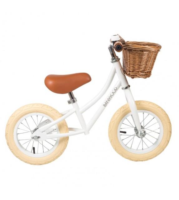 Bicicletas sin pedales First Go blanca Banwood