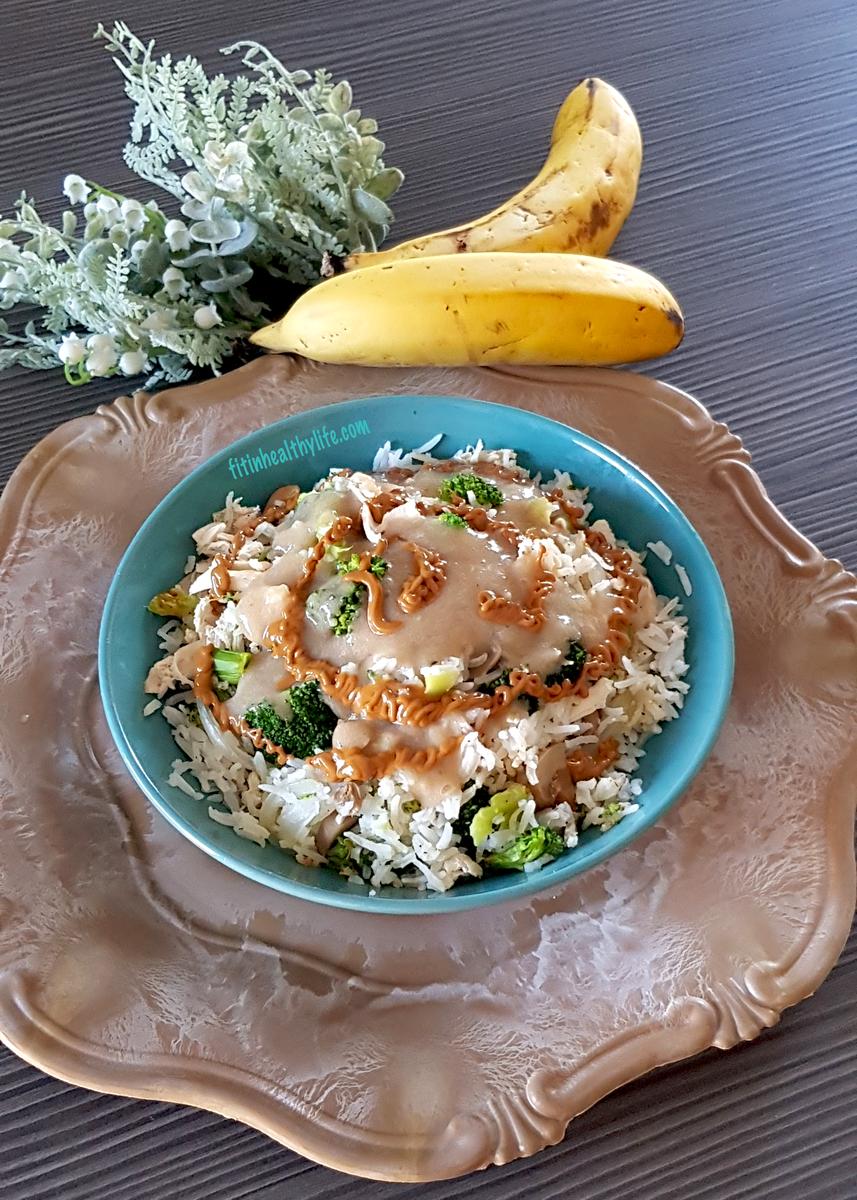 ARROZ CON CREMA DE PLATANO PB Y HUEVO 2 copia